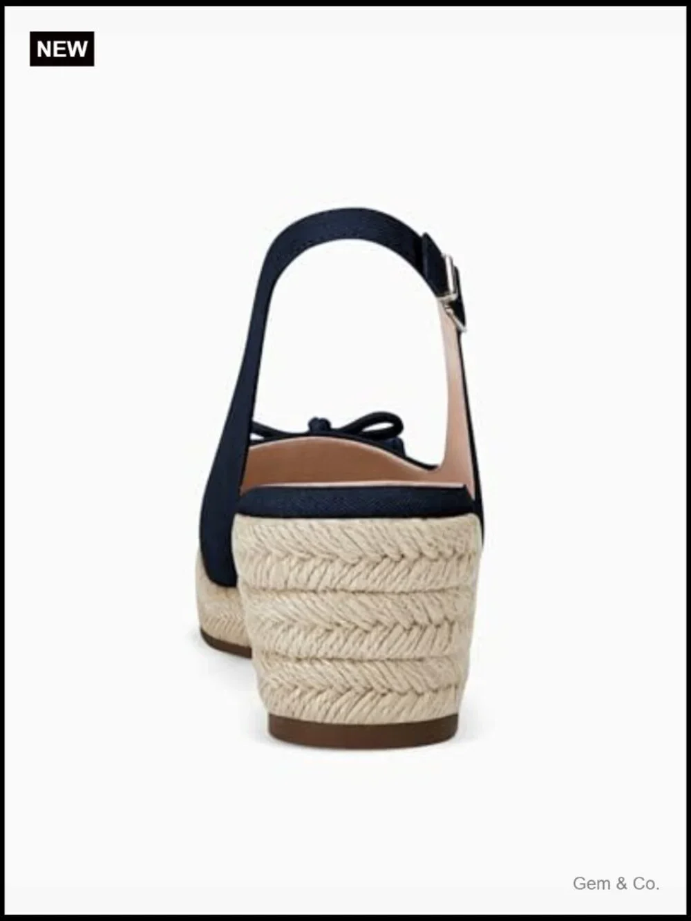 Womens Espadrilles Wedges Platform Slingback Mid Low Heel Canvas Bow Dress